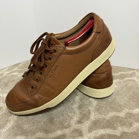Cole Haan leather men\'s tan  12M Vartan Grands OS EUC main image 9
